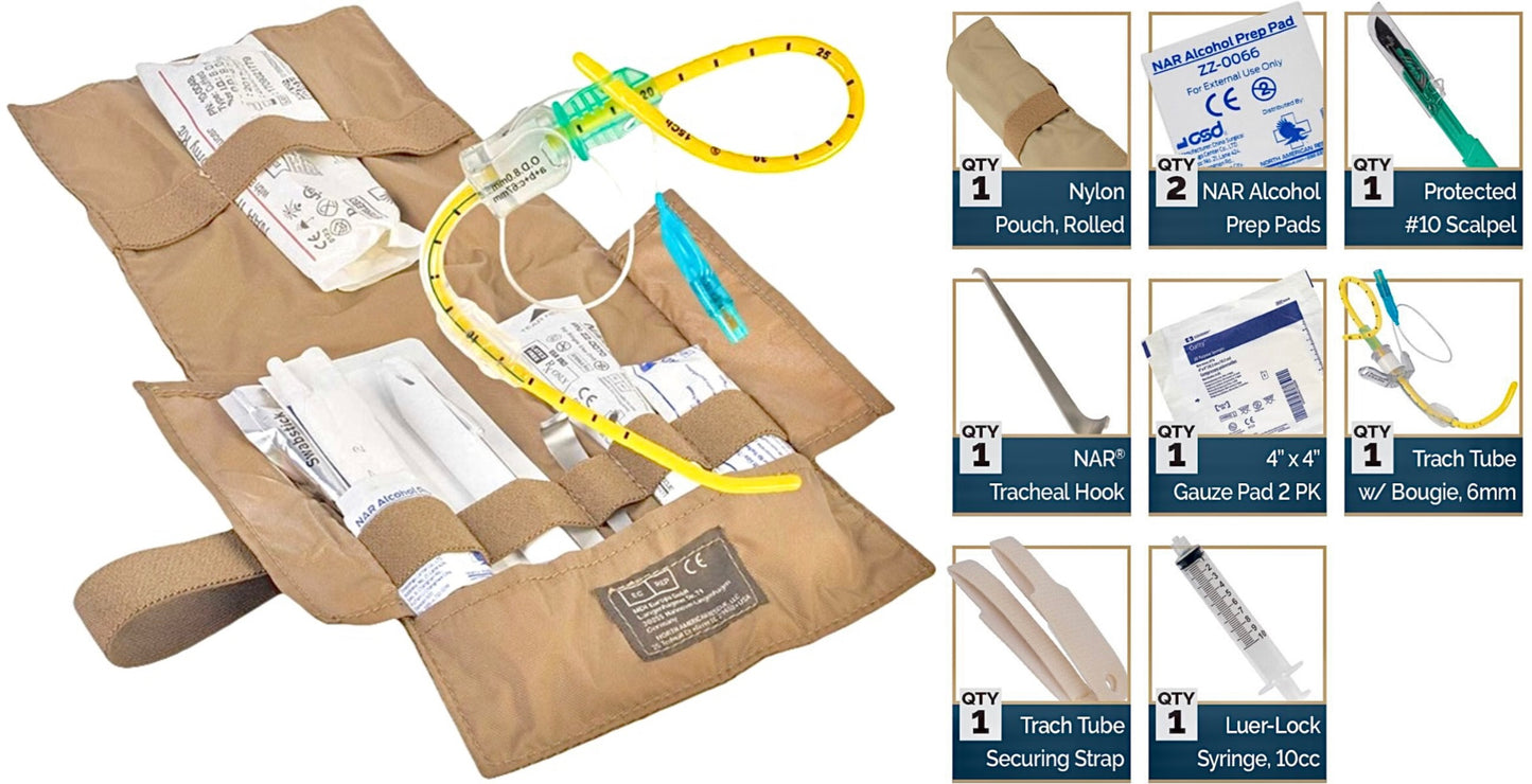 NAR BAC-Pack para via aerea quirurgica